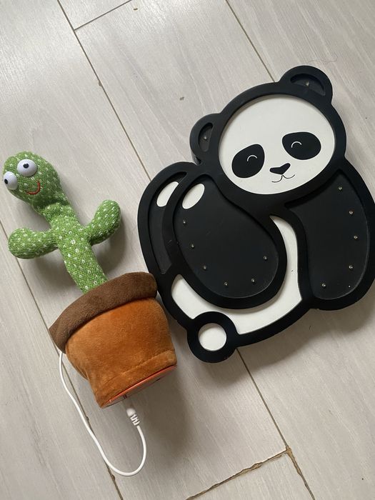 Кактус який співає + світильник панда