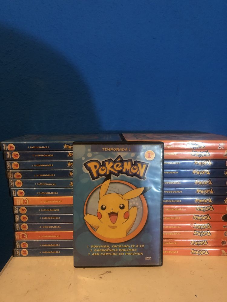 Pokemon Todas As Temporadas Em Dvd