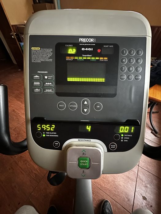Професійний велотренажер Precor 846i Home Trainer