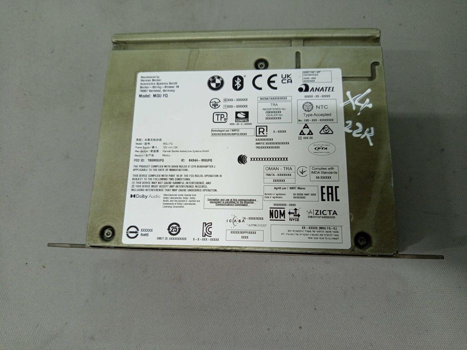 Radio Nawigacja Czytnik HARMAN BMW X4 G02 A5E.65401 , BMW 65126 ...