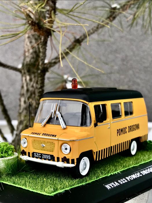 Nysa 522 POMOC DROGOWA-auta PRL,model,autka,kolekcja,zabytek,antyk