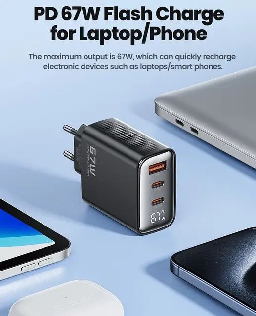 Зарядний пристрій Toocki 67 w