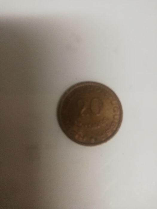Moeda 20 Centavos S. T. P.