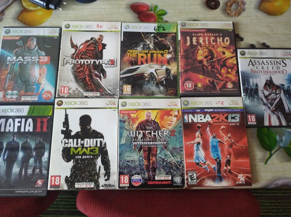 Xbox 360 игры для приставок