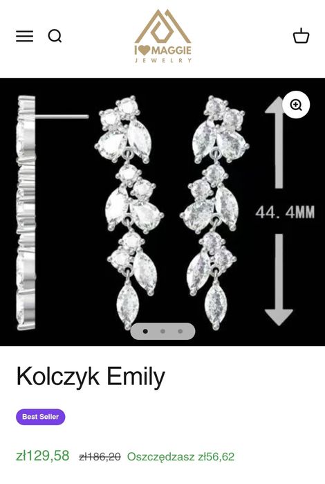 Biżuteria ślubna ilovemaggie.eu