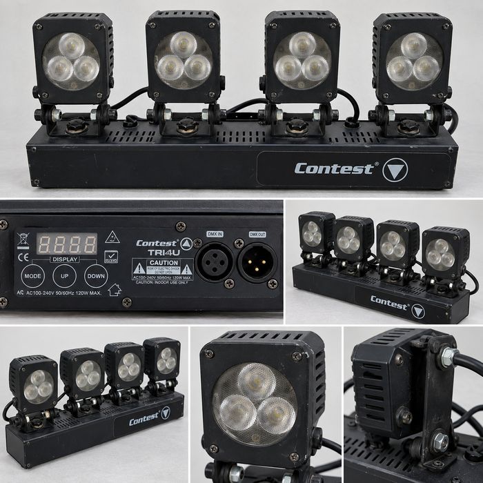 Oświetlenie sceniczne DMX ADJ Showtec Contest – kompletny zestaw 21 szt.