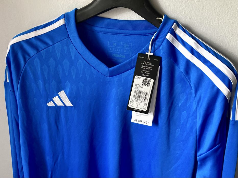 Adidas M Koszulka Męska Piłka Nożna Bramkarska Tiro 23 Niebieska Nowa