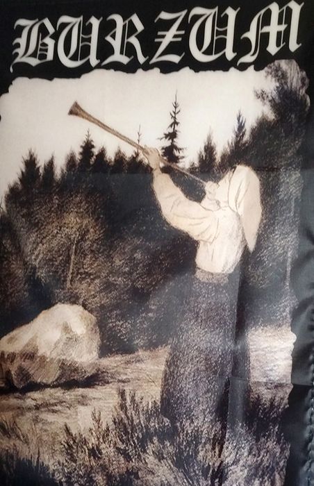 Quadro Vintage banda musica AC/DC - Bandeira Burzum