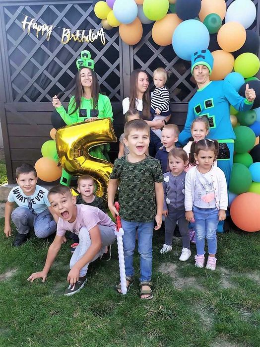 Аніматори 800 грн. Пес Патрон, зайчик, киця, Білий ведмідь 1000 грн.