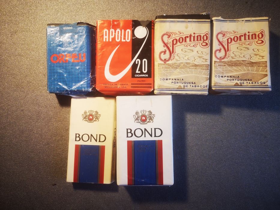 Maços de tabaco de coleçăo