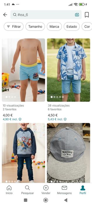 Conjunto roupas 6 anos - 8 peças