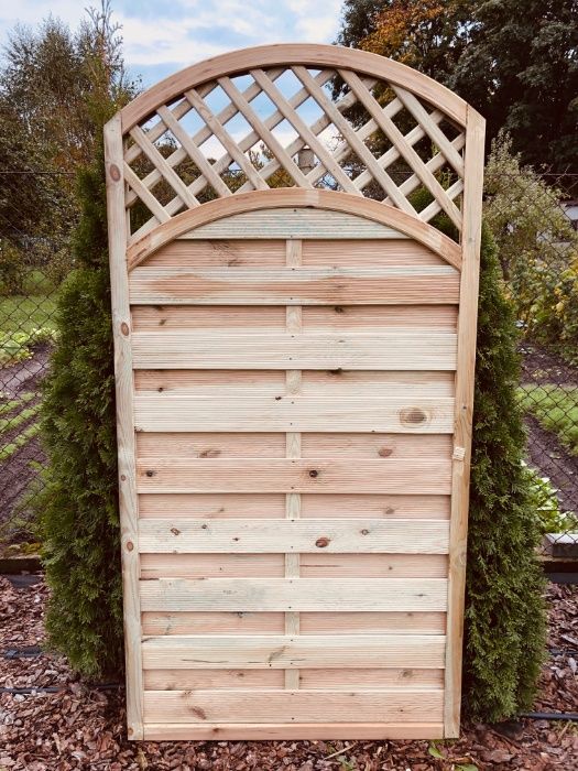 Solidna Pergola Płot Płoty Pergole 180x180 cm LUX08 Najlepsza Jakość