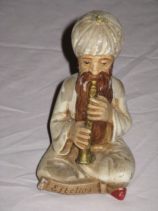 figurka Arab Bliski Wschód Efteling Holandia turban Orient solidna ciekawa
