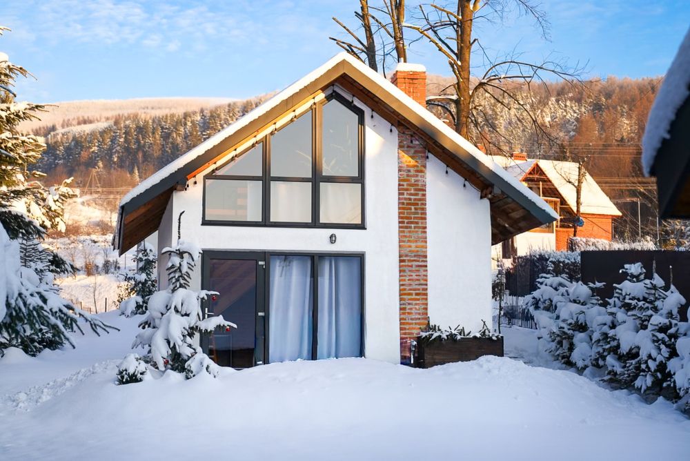 Domek Ustrzyki Dolne z kominkiem Bieszczady