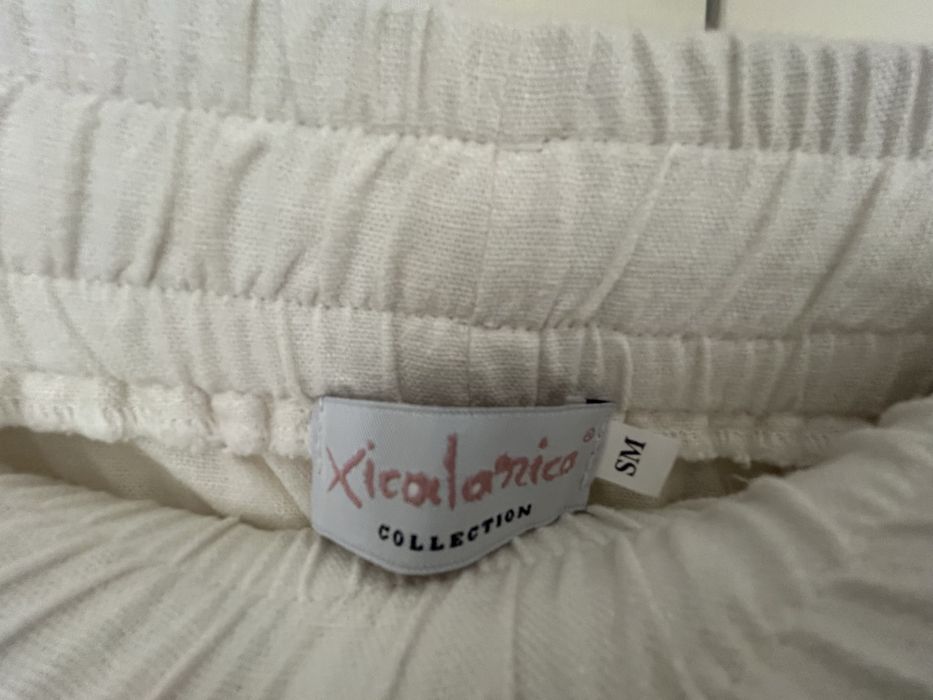 Linen pants in natural color, size S/M, from the brand Xicalirica64552451405825121
