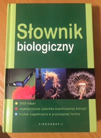 Książka Słownik biologiczny Videograf II Trząski stan bardzo dobry