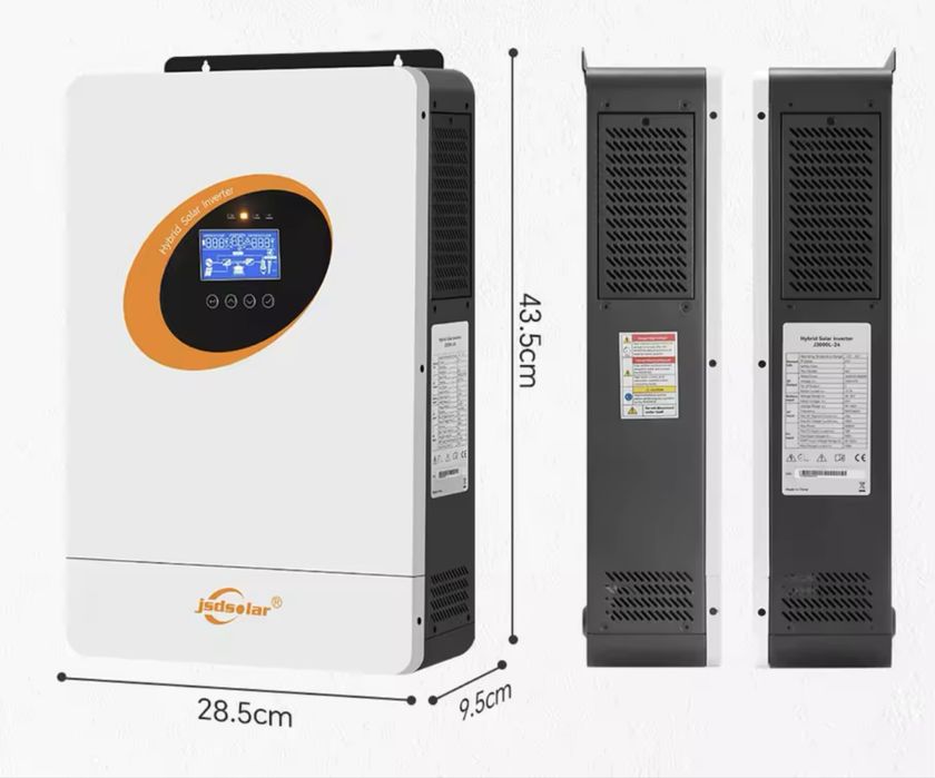 Гібридний інвертор Jsdsolar (J4000HC) 4 кВт, 24 В, 100A