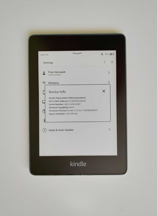 kindle paperwhite 10 8гб підсв