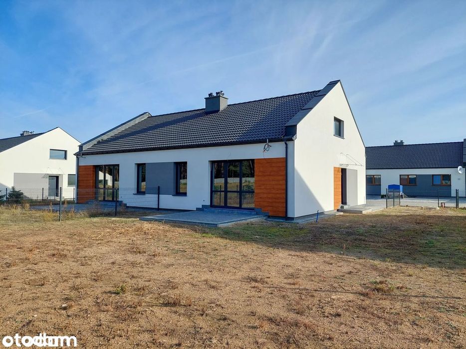 Nowy Gotowy Parterowy Dom | 83m² + Poddasze 25m²