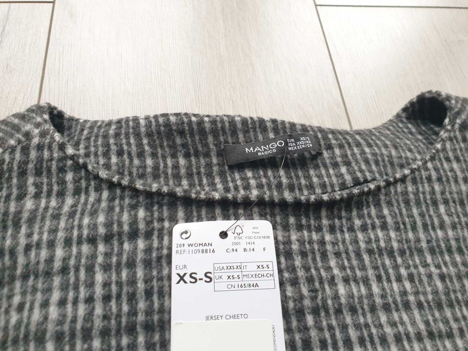 Sweter, bluza, oversize, mango, nowy z metką xs-s