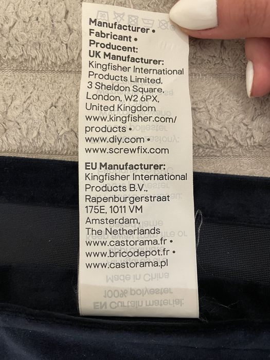 Zasłony zaciemniające dwie sztuki na kółkach