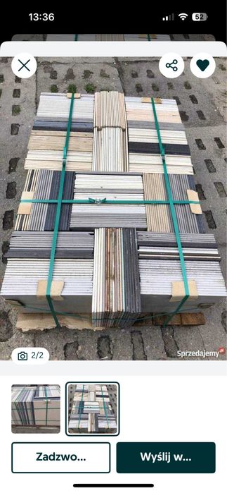 60x60 płytki gresowe - paleta - mix kolorów