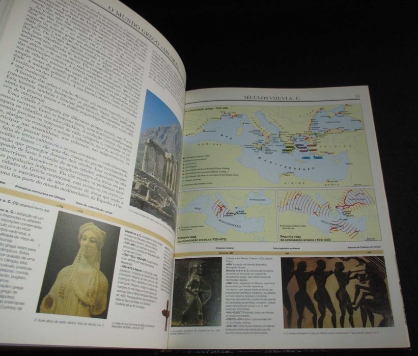 Livro História Universal Atlas Histórico Pré História aos nossos Dias