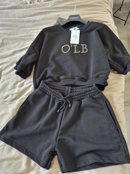 Komplet dres czarny