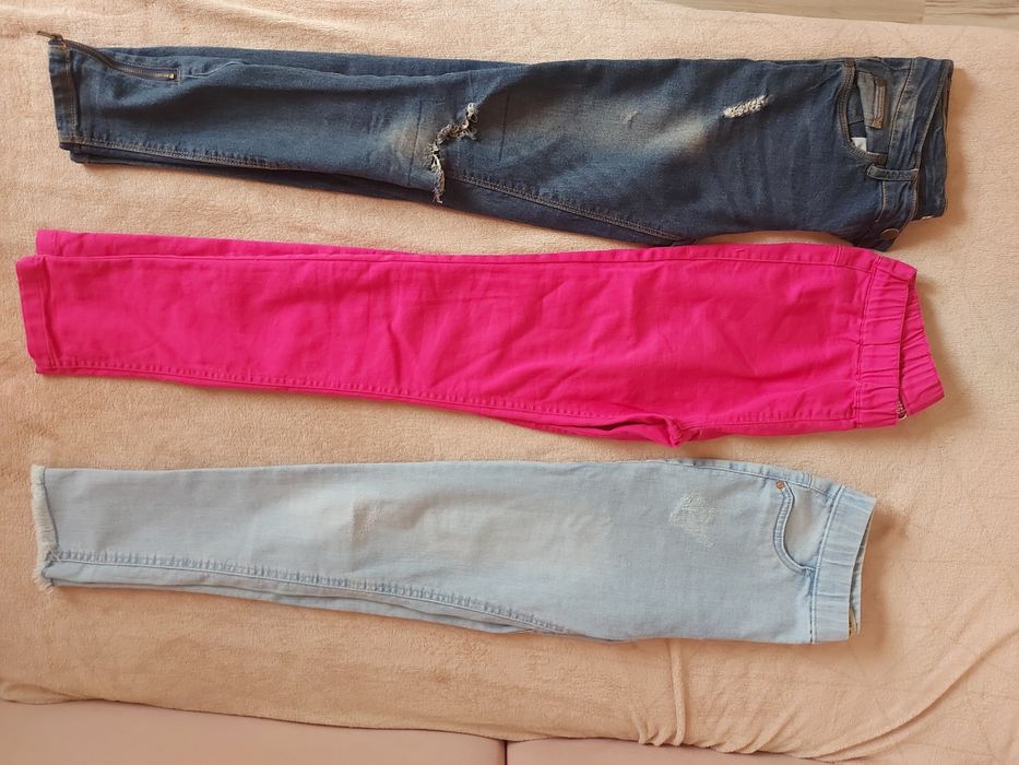 3 pary spodni jeggins 158