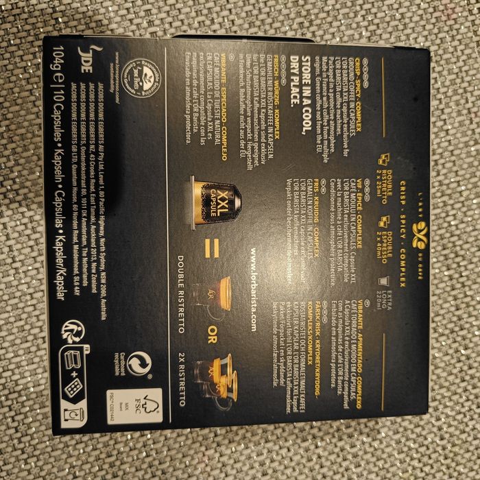 Kapsułki do L'or Barista XXL 10 sztuk