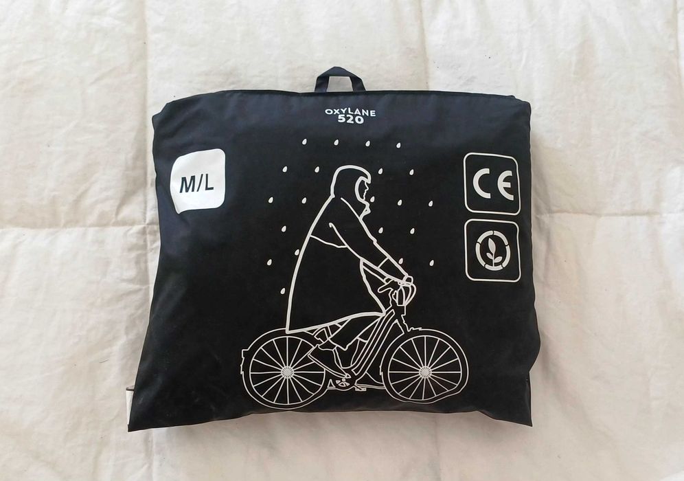 Poncho / Capa neon c/ refletores Impermeável - NOVA