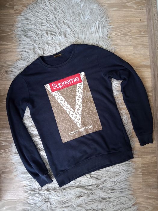 Supreme & Louis Vuitton  , світшот пуловер жіночій ,L