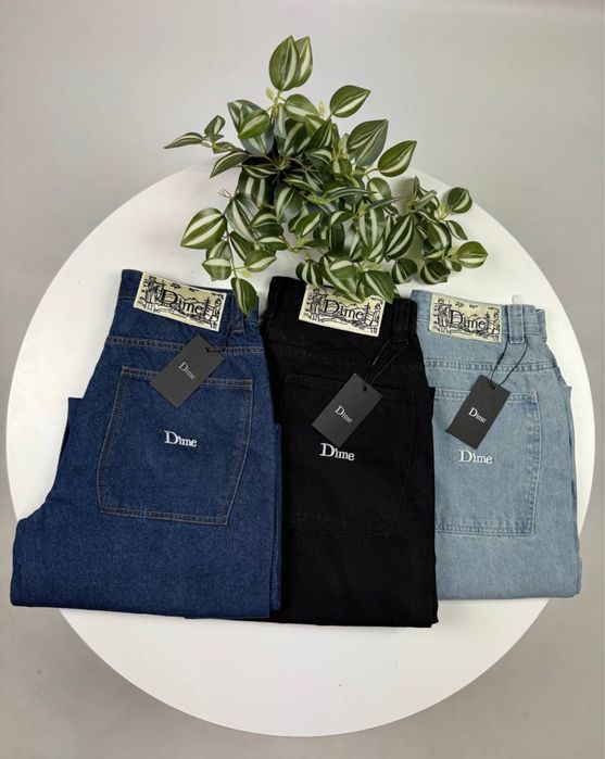 Джинси Dime,широкі джинси дайм,голубі і чорні