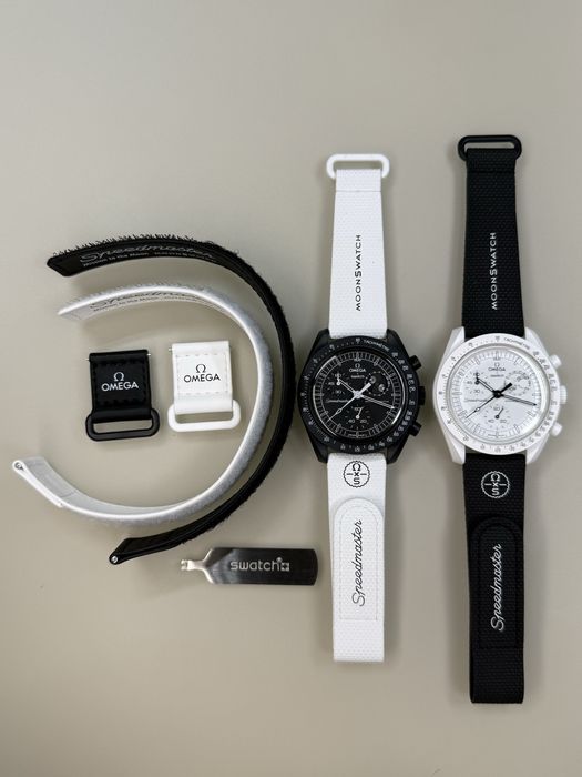 MOONPHASE MOONSWATCH Omega Swatch Snoopy Black Original