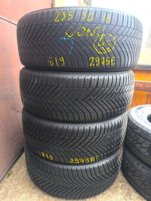 235/50R18 101V Opony Całoroczne Wielosezonowe CONTINENATAL AllSeasonContact 7mm Legnica ALU-RAD 235/50