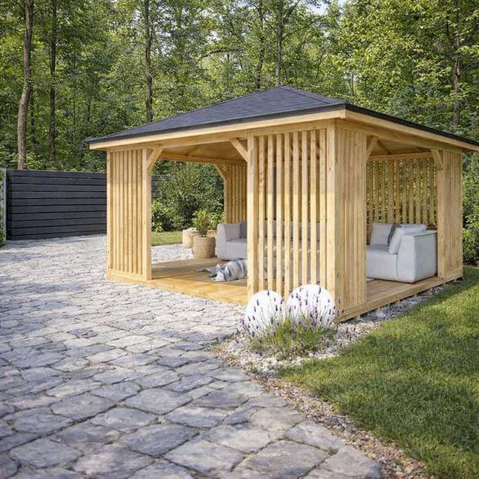 Altana ogrodowa 3x3, Wiata ogrodowa 3x3