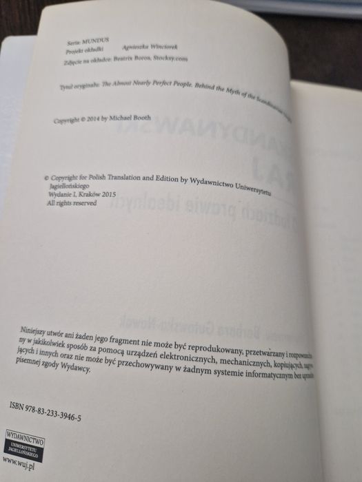 Książka Skandynawski raj Michael Booth