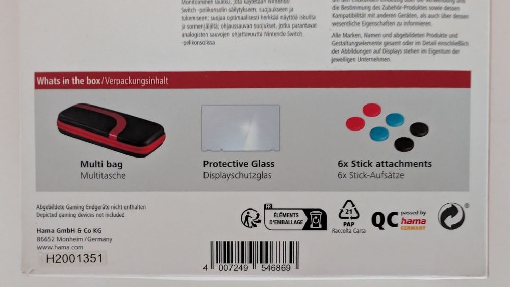 Zestaw 3w1 do Nintendo Switch HAMA