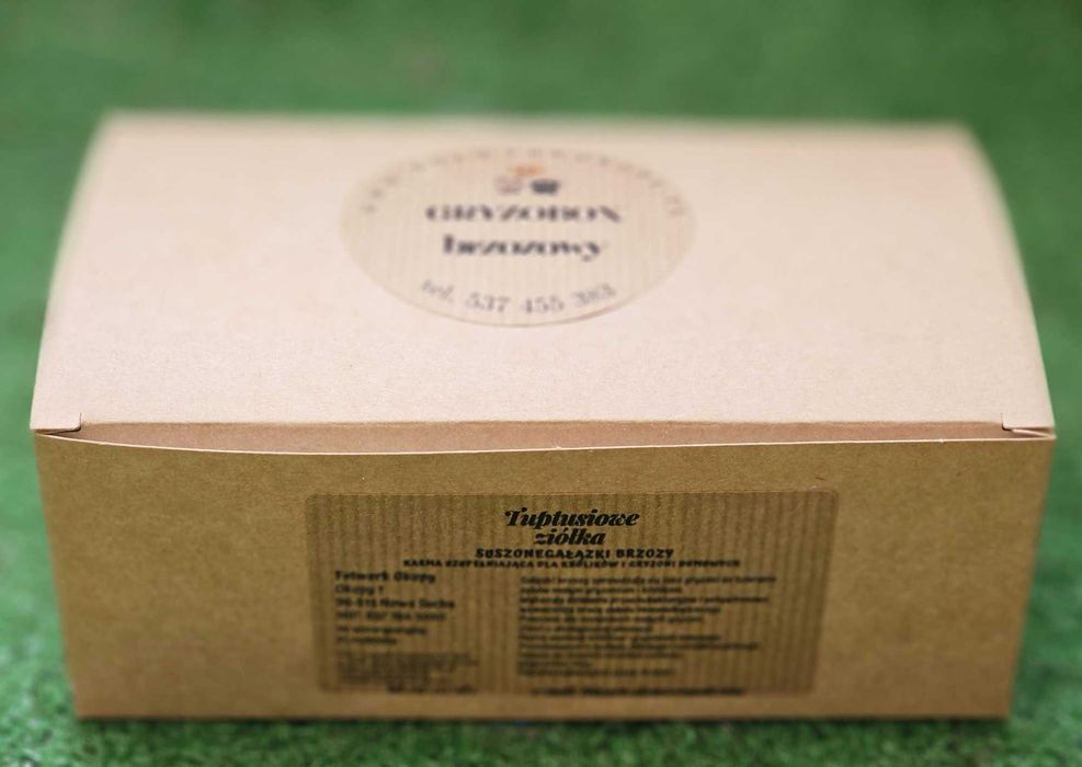 Gryzobox brzozowy - suszone gałązki brzozy dla królika i gryzonia 100g