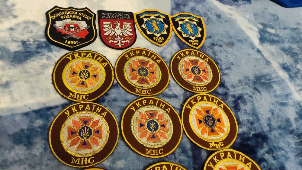 Шеврони нашивки ДСНС України МВС України МНС України Шеврони нашивки