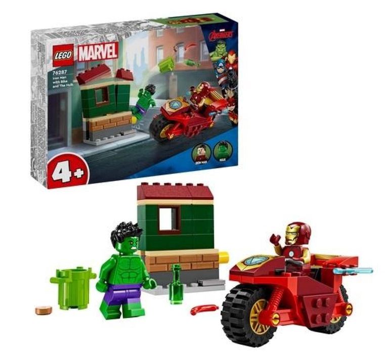 LEGO(R) SUPER HEROES 76287 Iron Man i Hulk LEGO(R) Rok wydania: 2024,