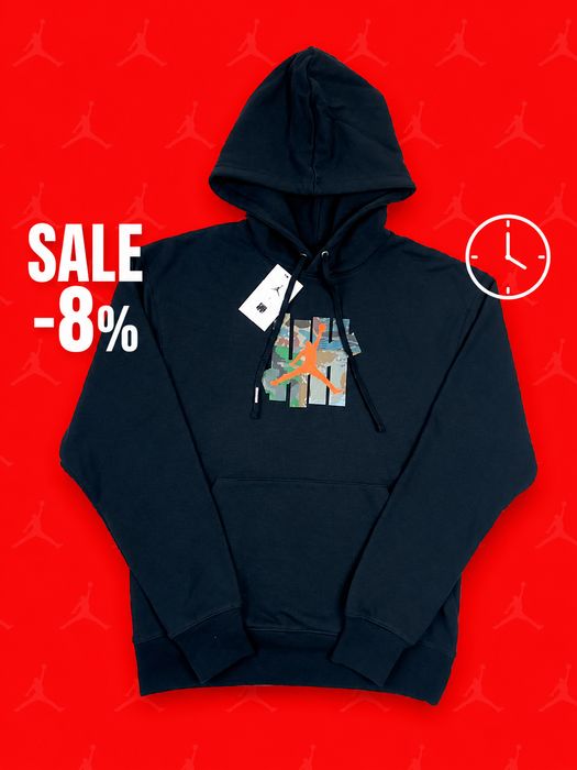 Акція! Худі Jordan x Undefeated (чорне) (S) Нове з бірками!