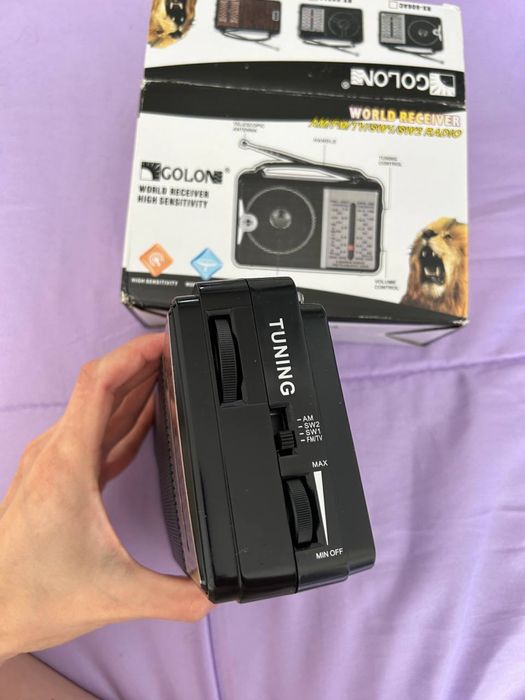 Новий радіоприймач Golon RX-606AC в коробці (FM/AM/SW)