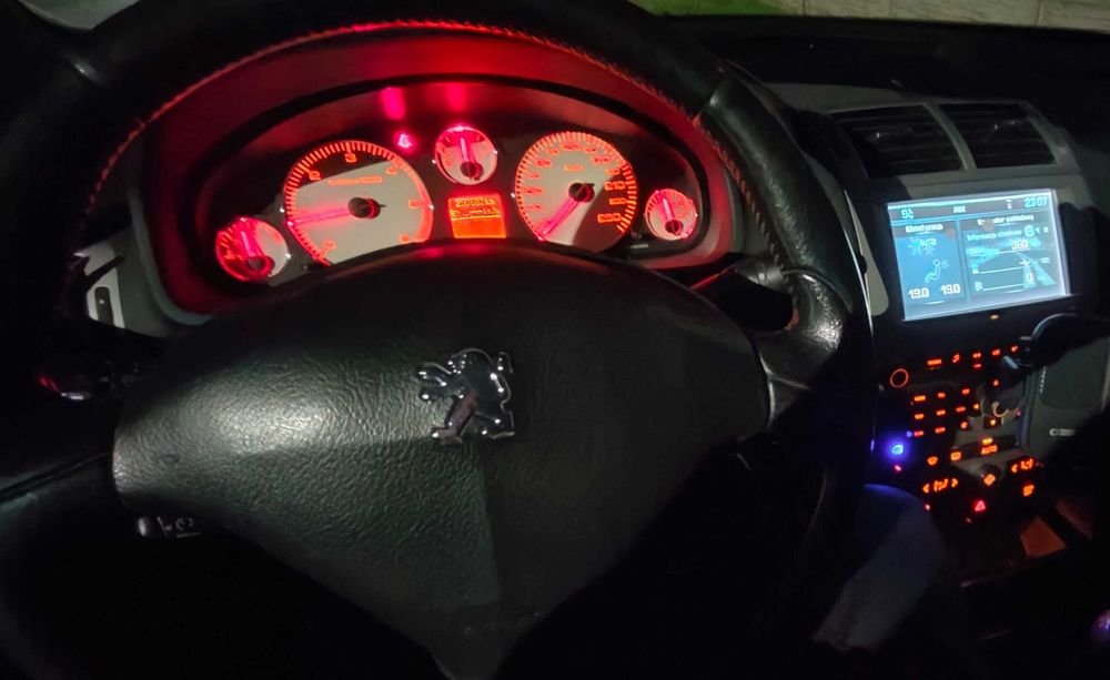 Peugeot 407SW, 2.2 HDI, 170KM, 2007r., Biturbo, skrzynia 6 biegowa, panoramiczny dach.