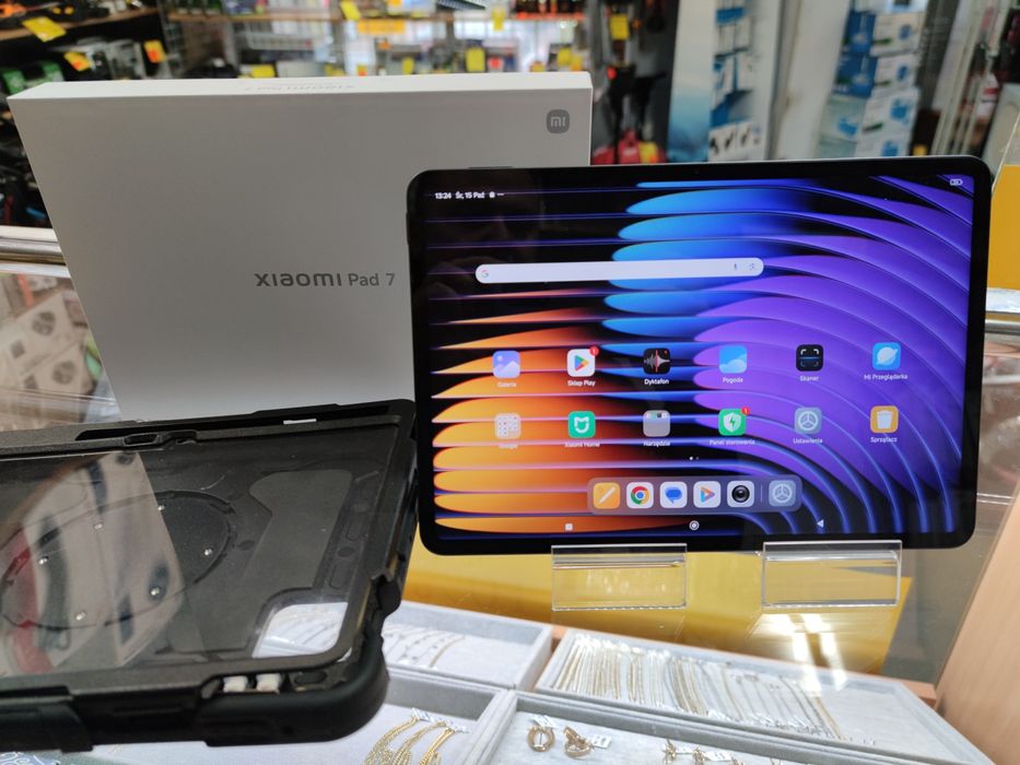Tablet Xiaomi Pad 7 8/256GB jak Nowy pancerny case Komis Madej Tarnów