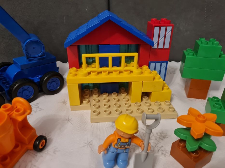 Dźwig I betoniarka  Bob budowniczy 3597 Lego duplo unikat
