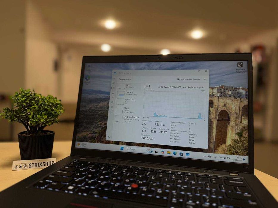 Ноутбук Lenovo L14 Ryzen 5 PRO, 16gb Ram, 256 Ssd, Radeon graphics
