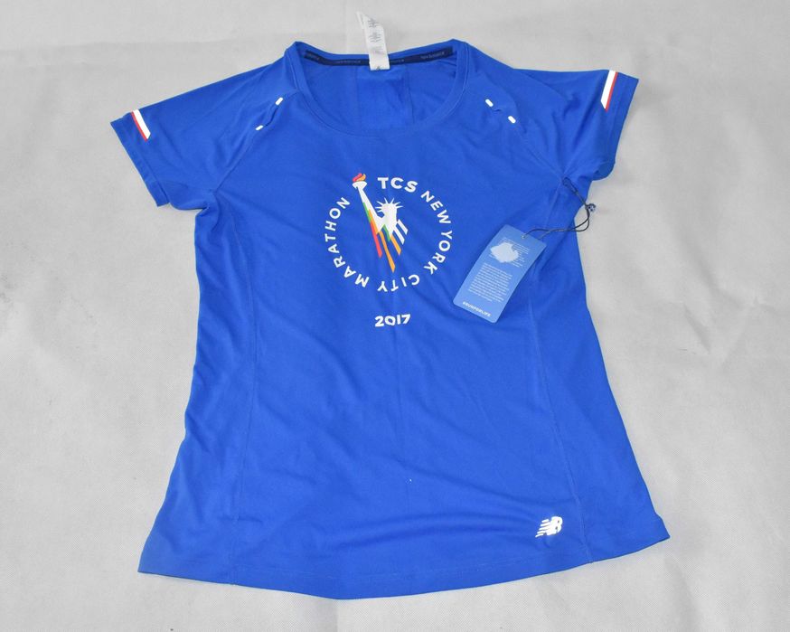 Koszulka sportowa New Balance M niebieska oddychająca