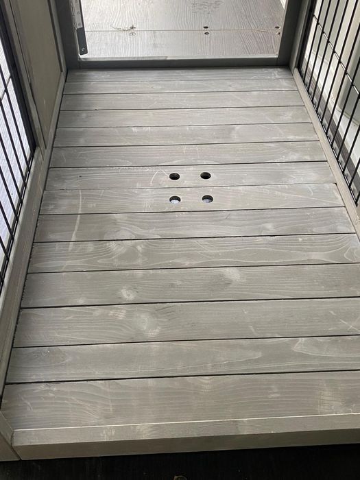 Drewniana klatka kennelowa, kennel, transporter