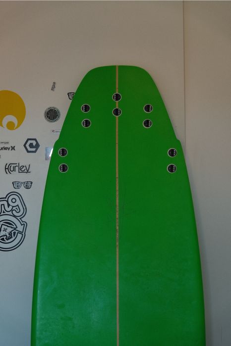 Prancha Lufi 6'4 + Quilhas Feather Fins + Capa FCS